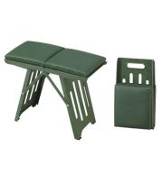 Small Cushioned Stool – Portable Padded Foot Stool 30cm Height, Powder Coated Steel Frame | Thick Foam Cushion, Anti-Slip Rubber Feet, 100kg Capacity | UAE Workshop Home Comfort Seating Essential 